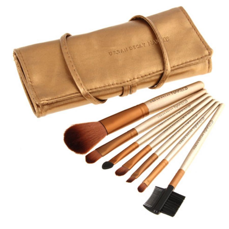1 Naked3 7 Pcs Makeup Brush Set in Pakistan